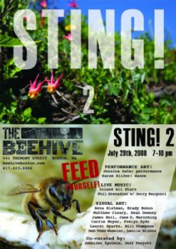Sting 2 ad, Beehive Boston Sting 2 ad, Beehive Boston
