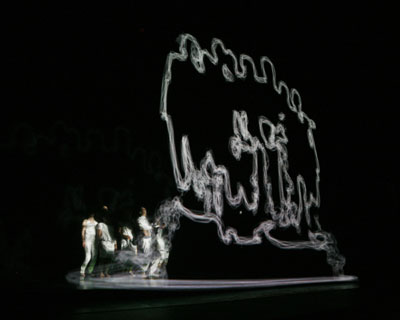 Still from STRING BEINGS, Snappy Dance Theater (2007), image by Jonathan Bachrach, photo by Allison Evans Still from STRING BEINGS (2007), image courtesy of Snappy Dance Theater