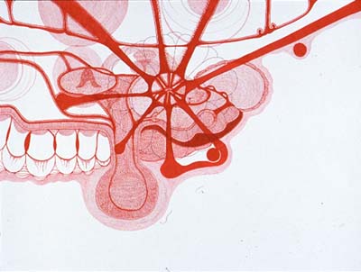 Mary O'Malley, UNTITLED #4 (2005), ink on paper, 19 in x 25 1/2 in Mary O'Malley, UNTITLED #4 (2005), ink on paper, 19 in x 25 1/2 in