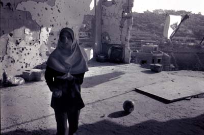 Rania Matar, JUGGLING, AITA EL CHAAB LEBANON (2006), Gelatin Silver Print, 16 in x 20 in