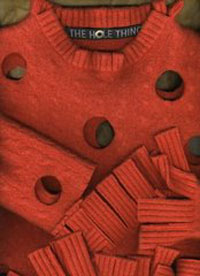 Recycled sweater from Louise Cady-Fernandes' THE HOLE THING series