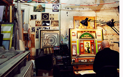 Photograph of Paul Laffoley