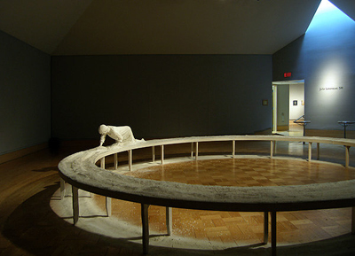 Julie Levesque, installation view of SIFT (2009), 3.5ftX20ftX20ft