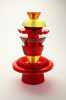 Niho Kozuru, LIQUID SUNSHINE: MINI TOWER II (2008) cast rubber 12x7.5x7.5 in