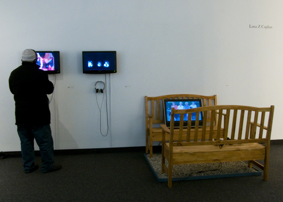 Lana Z. Caplan, SANCTIMONIA 1 & 2, PORTRAIT (2010), installation overview