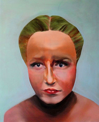 Vanessa Irzyk, UNTITLED (2009), oil on panel, 22x24 in