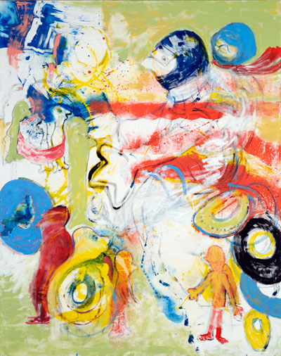 Fay Chandler, HOLD TIGHT (2010), 60x48 in