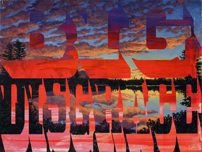 Joe Wardwell's painting Big Disgrace