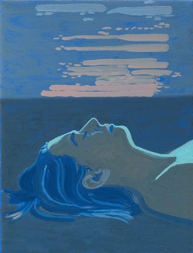 Helena Wurzel, UNDERCURRENT (2011), Oil on canvas, 16x12 in