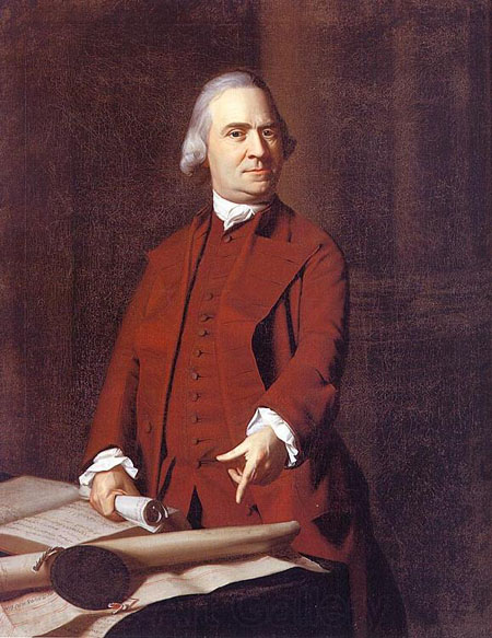 John Singleton Copley portrait of Samuel Adams