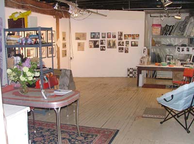 Jessica Burko's studio