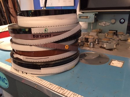 Film reels from LOST IN THE BEWILDERNESS by Alexandra Anthony (Film & Video Fellow '81, '87, '07)