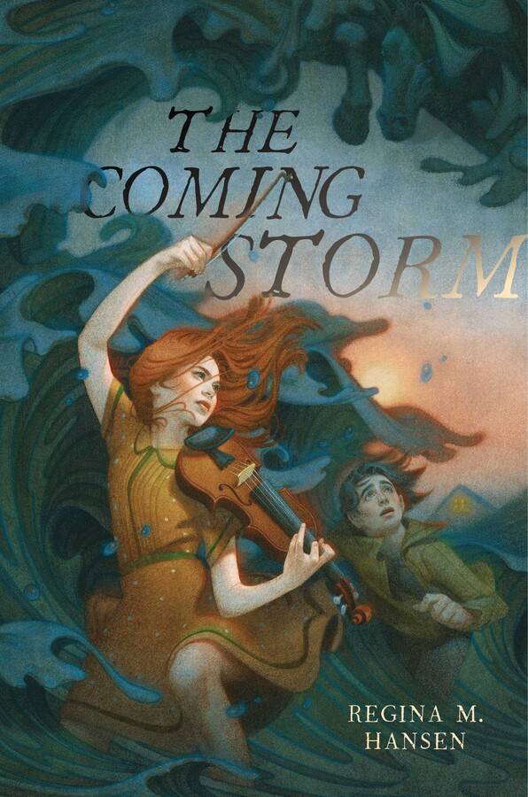 Cover art for THE COMING STORM by Regina Hansen, published June 2021 by Atheneum Books/Simon & Schuster.
