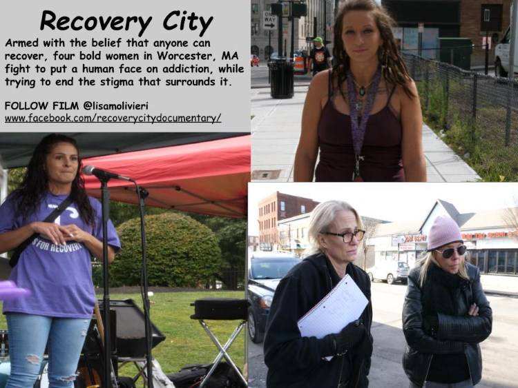 Promotional image for RECOVERY CITY, a film-in-progress by Lisa Olivieri (Film & Video Finalist '09).