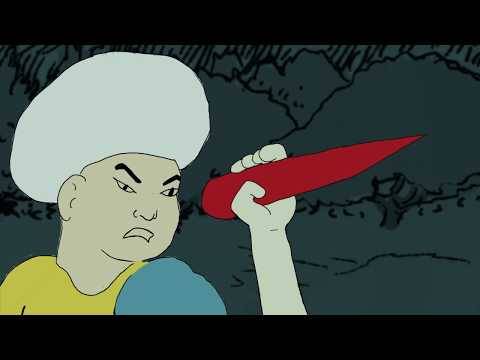 Still image from an animated video for A VICIOUS MURDER, from the album THE RISE UP by Mehmet Ali Sanlikol (Music Composition Finalist '19).