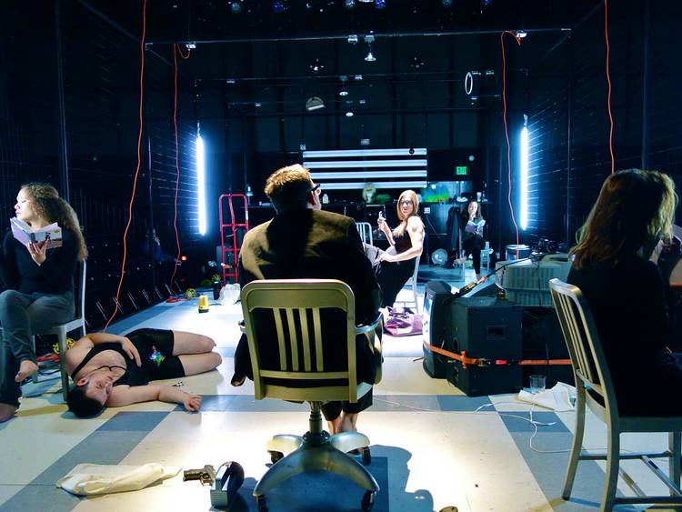 Photo from NECESSARY MONSTERS, scenic design by Cristina Todesco, written by John Kuntz (Dramatic Writing Fellow '15), SpeakEasy Stage, Boston.