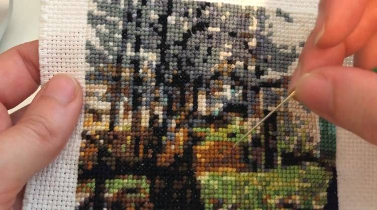 Still image from a video by Cat Mazza demonstrating the PANDEMIC VIEWS project.